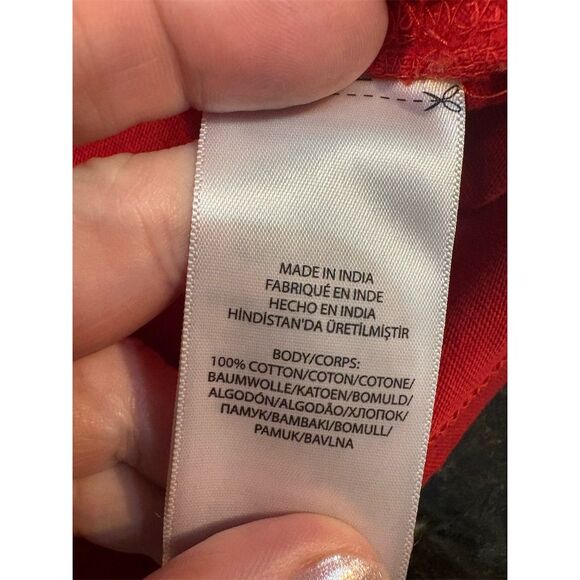 Polo Ralph Lauren Boys Red Long Sleeve Hoodie T-Shirt Size 5 - Picture 4 of 6